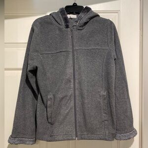 Carolyn Taylor hooded fleece jacket size large